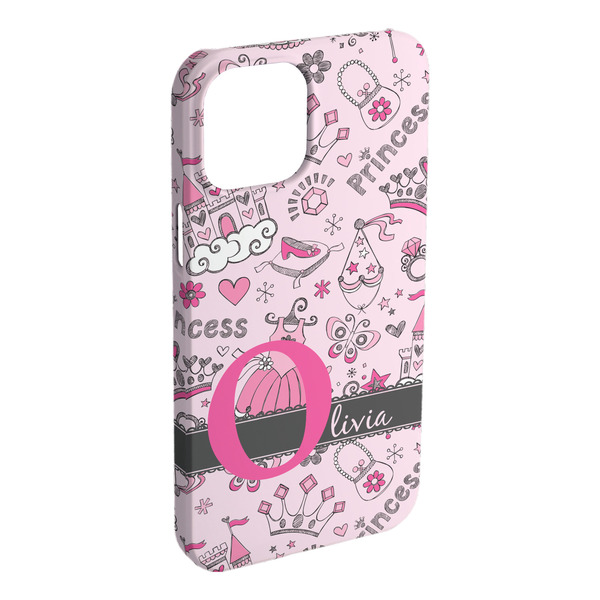 Custom Princess iPhone Case - Plastic - iPhone 15 Plus (Personalized)