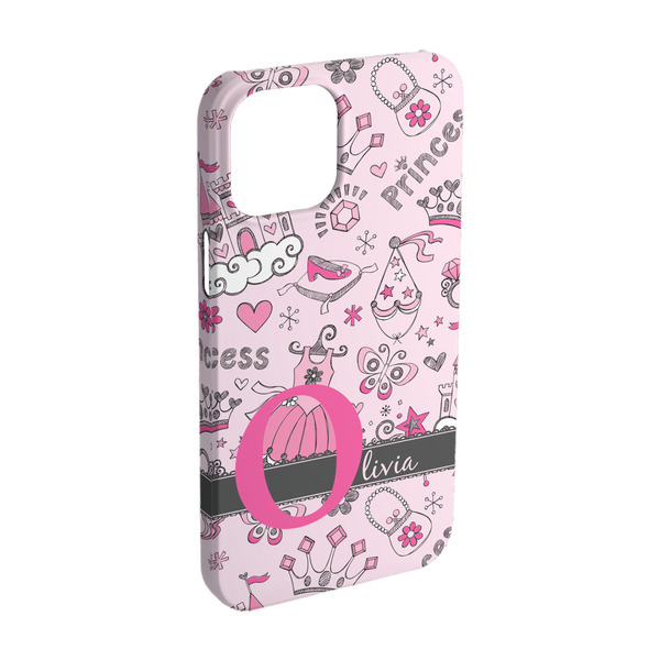 Custom Princess iPhone Case - Plastic - iPhone 15 Pro (Personalized)