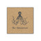 Octopus & Burlap Print 12x12 Wood Print - Front View