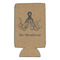 Octopus & Burlap Print 16oz Can Sleeve - Set of 4 - FRONT