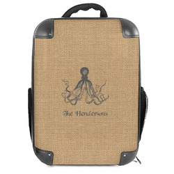 Octopus & Burlap Print 18" Hard Shell Backpack (Personalized)