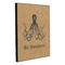 Octopus & Burlap Print 20x24 Wood Print - Angle View