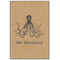 Octopus & Burlap Print 20x30 Wood Print - Front View