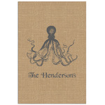 Octopus & Burlap Print Poster - Matte - 24x36 (Personalized)