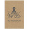 Octopus & Burlap Print 24x36 - Matte Poster - Front View