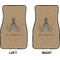 Octopus & Burlap Print Car Mat Front - Approval