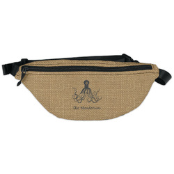 Octopus & Burlap Print Fanny Pack - Classic Style (Personalized)