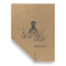 Octopus & Burlap Print House Flags - Double Sided - FRONT FOLDED