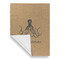 Octopus & Burlap Print House Flags - Single Sided - FRONT FOLDED