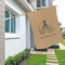 Octopus & Burlap Print House Flags - Single Sided - LIFESTYLE