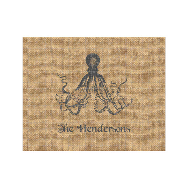 Custom Octopus & Burlap Print 500 pc Jigsaw Puzzle (Personalized)