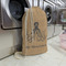 Octopus & Burlap Print Large Laundry Bag - In Context