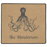 Octopus & Burlap Print XL Gaming Mouse Pad - 18" x 16" (Personalized)