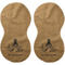 Octopus & Burlap Print Peanut Shaped Burps - Approval