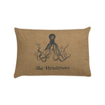 Octopus & Burlap Print Pillow Case - Standard (Personalized)