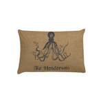 Octopus & Burlap Print Pillow Case - Toddler (Personalized)