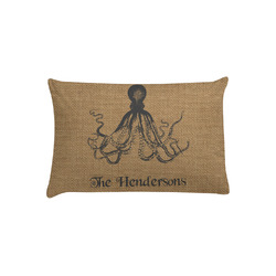 Octopus & Burlap Print Pillow Case - Toddler (Personalized)