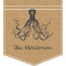 Octopus & Burlap Print Pocket T Shirt-Just Pocket