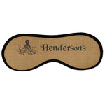 Octopus & Burlap Print Sleeping Eye Masks - Large (Personalized)