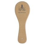 Octopus & Burlap Print Ceramic Spoon Rest (Personalized)