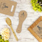 Octopus & Burlap Print Spoon Rest Trivet - LIFESTYLE