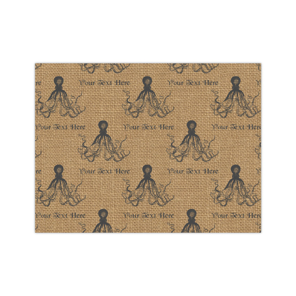 Custom Octopus & Burlap Print Medium Tissue Papers Sheets - Heavyweight (Personalized)