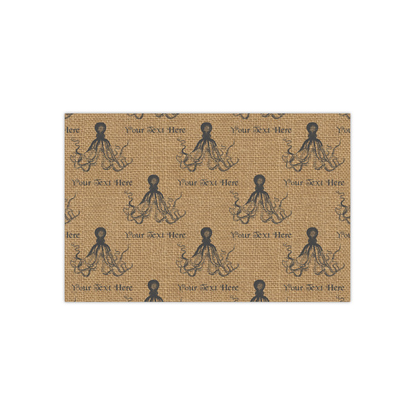 Custom Octopus & Burlap Print Small Tissue Papers Sheets - Heavyweight (Personalized)