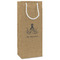 Octopus & Burlap Print Wine Gift Bag - Matte - Main