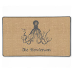 Octopus & Burlap Print XXL Gaming Mouse Pad - 24" x 14" (Personalized)