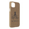 Octopus & Burlap Print iPhone 14 Plus Case - Angle