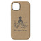 Octopus & Burlap Print iPhone 14 Plus Tough Case - Back