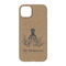 Octopus & Burlap Print iPhone 14 Pro Case - Back