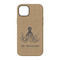 Octopus & Burlap Print iPhone 14 Pro Tough Case - Back