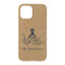 Octopus & Burlap Print iPhone 15 Case - Back