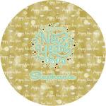 Happy New Year Multipurpose Round Labels - 1"