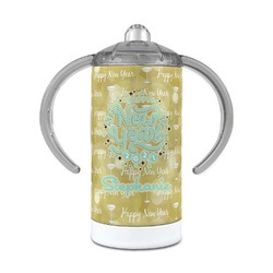 Happy New Year 12 oz Stainless Steel Sippy Cup (Personalized)
