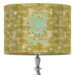 Happy New Year 16" Drum Lamp Shade - Fabric (Personalized)