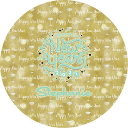 Happy New Year Multipurpose Round Labels - 2"