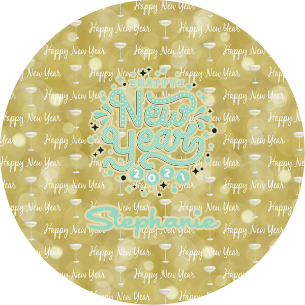 Custom Happy New Year Multipurpose Round Labels - 2"