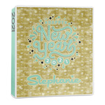 Happy New Year 3-Ring Binder - 1 inch (Personalized)