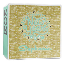 Happy New Year 3-Ring Binder - 2 inch (Personalized)