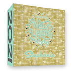 Happy New Year 3 Ring Binder - Full Wrap - 3" (Personalized)