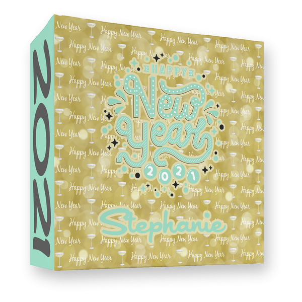 Custom Happy New Year 3 Ring Binder - Full Wrap - 3" (Personalized)