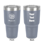 Happy New Year 30 oz Stainless Steel Tumbler - Grey - Double-Sided (Personalized)