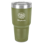 Happy New Year 30 oz Stainless Steel Tumbler - Olive - Single-Sided (Personalized)