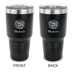 Happy New Year 30 oz Stainless Steel Tumbler - Black - Double Sided (Personalized)