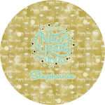 Happy New Year Multipurpose Round Labels - 5"