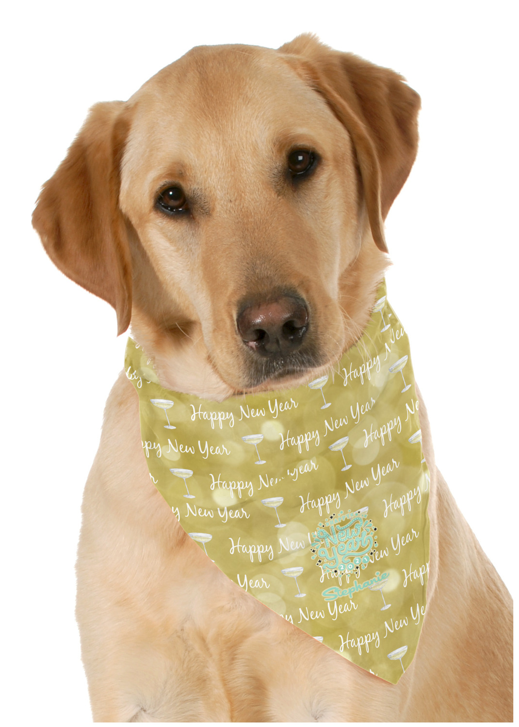 New years shop dog bandana