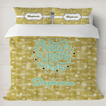 Happy New Year Duvet Cover Set - King w/ Name or Text