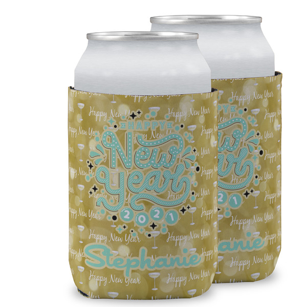 Custom Happy New Year Can Cooler (12 oz) w/ Name or Text